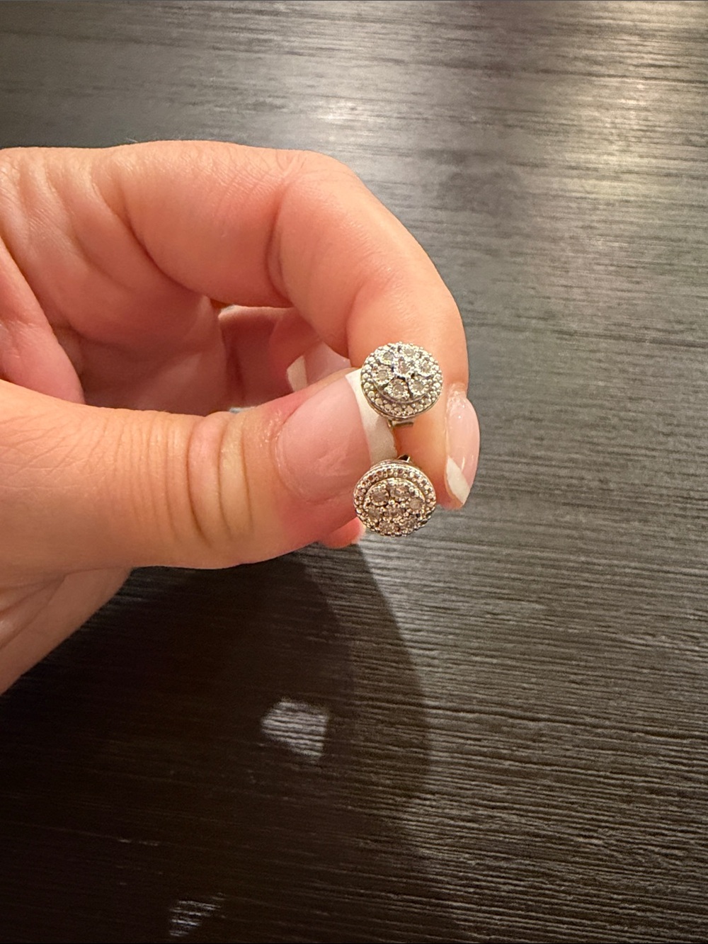 Pave Diamond Earrings